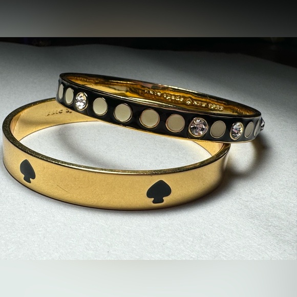 KATE SPADE Gold Tone Bracelet Bangles - Picture 1 of 7